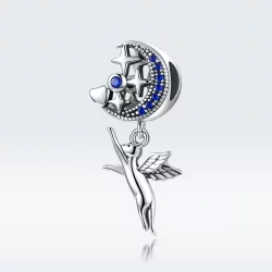 Charms Typu Pandora Latający Kot - SCC1551