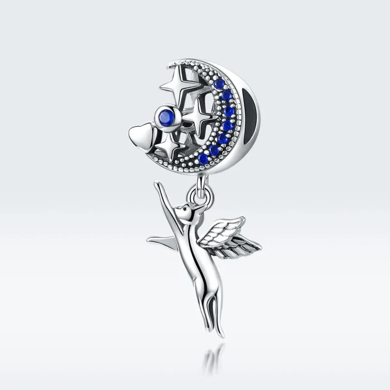 (zdjęcie do) Charms Typu Pandora Latający Kot - SCC1551 - Wyświetl 5