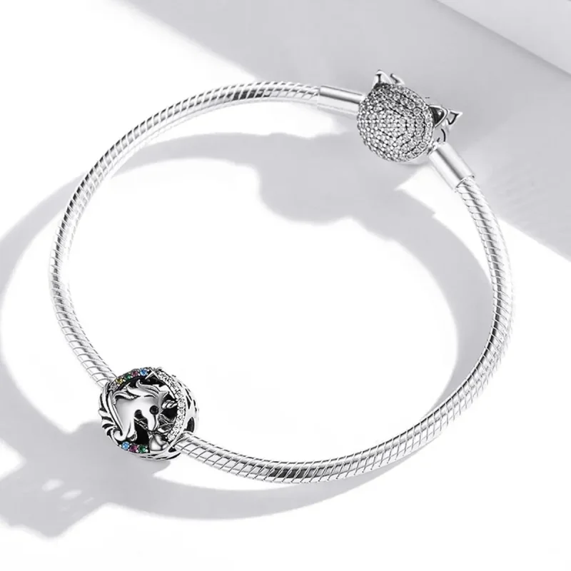 (zdjęcie do) Charms Typu Pandora Latający kucyk - BSC476 - Wyświetl 3