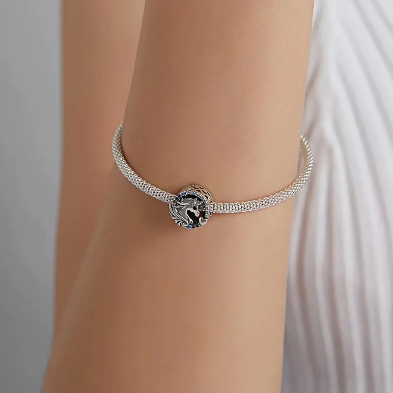 (zdjęcie do) Charms Typu Pandora Latający kucyk - BSC476 - Wyświetl 5