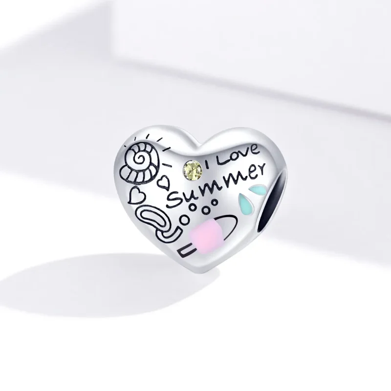 (zdjęcie do) Charms Typu Pandora lato Graffiti - SCC1529 - Wyświetl 2