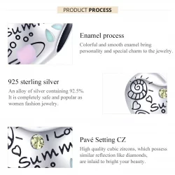 Charms Typu Pandora lato Graffiti - SCC1529