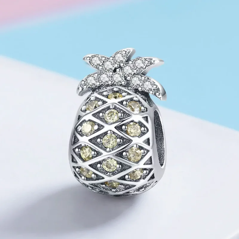 (zdjęcie do) Charms Typu Pandora Letni ananas - SCC936 - Wyświetl 2