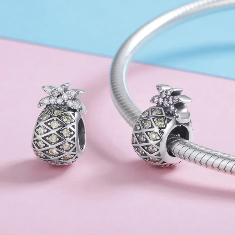 (zdjęcie do) Charms Typu Pandora Letni ananas - SCC936 - Wyświetl 4