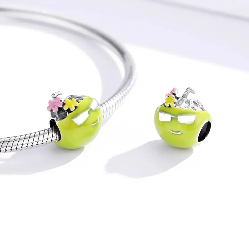 (zdjęcie do) Charms Typu Pandora Letni Kokos - SCC1528 - Wyświetl 4