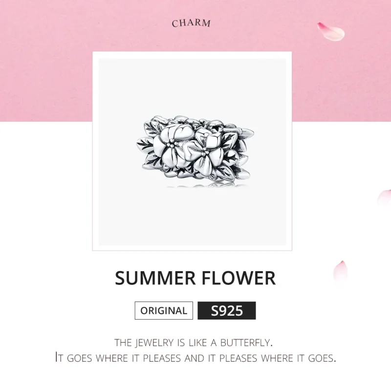 (zdjęcie do) Charms Typu Pandora Letni kwiat - SCC1488 - Wyświetl 5