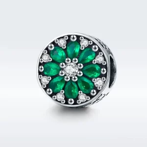 Charms Typu Pandora letnia zieleń - SCC629