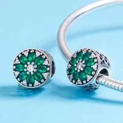 Charms Typu Pandora letnia zieleń - SCC629