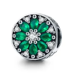 Charms Typu Pandora letnia zieleń - SCC629