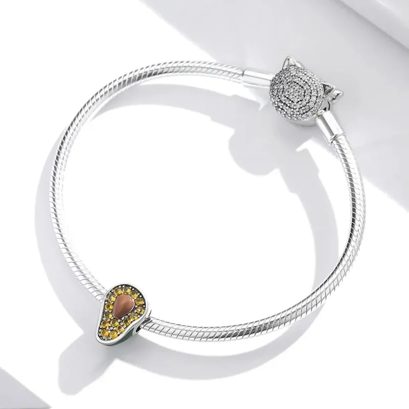 (zdjęcie do) Charms Typu Pandora Letnie Awokado - SCC1906 - Wyświetl 3