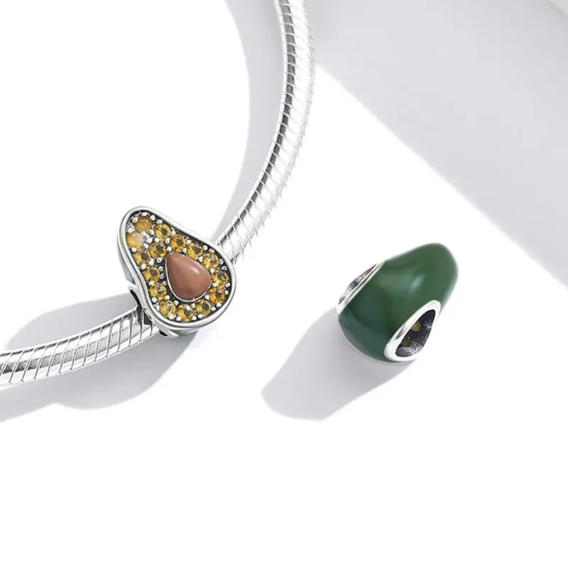 (zdjęcie do) Charms Typu Pandora Letnie Awokado - SCC1906 - Wyświetl 4