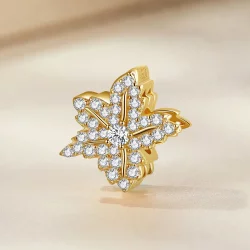 Charms Typu Pandora liść klonu - BSC673