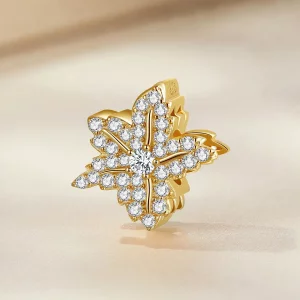 Charms Typu Pandora liść klonu - BSC673