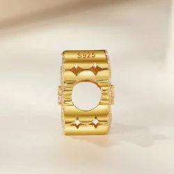 Charms Typu Pandora liść klonu - BSC673