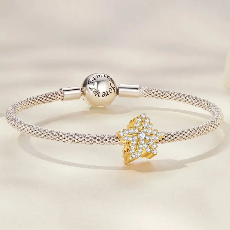 (zdjęcie do) Charms Typu Pandora liść klonu - BSC673 - Wyświetl 5