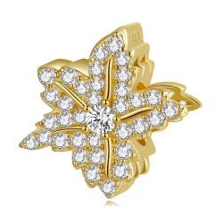 Charms Typu Pandora liść klonu - BSC673