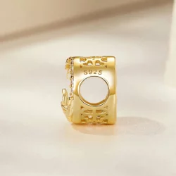 Charms Typu Pandora Liść Opalu - BSC671