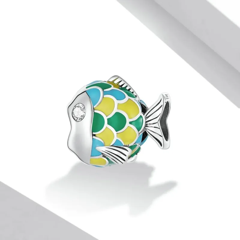 (zdjęcie do) Charms Typu Pandora śliczna mała ryba - SCC2073 - Wyświetl 2