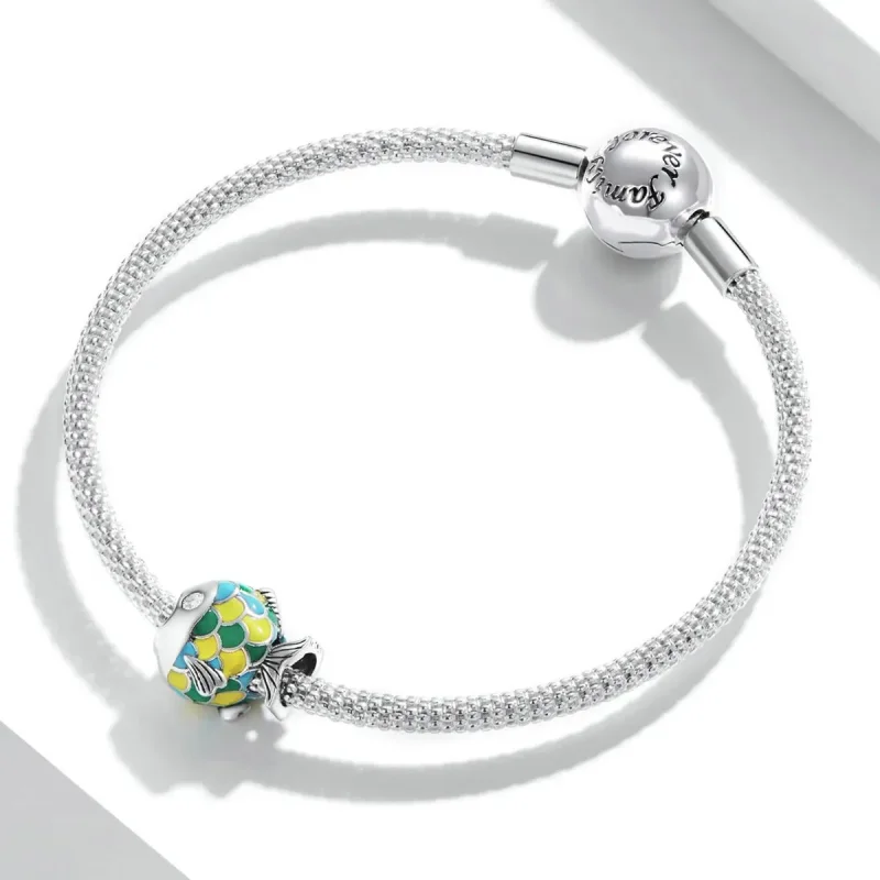 (zdjęcie do) Charms Typu Pandora śliczna mała ryba - SCC2073 - Wyświetl 3