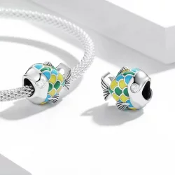 Charms Typu Pandora śliczna mała ryba - SCC2073