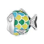 Charms Typu Pandora śliczna mała ryba - SCC2073