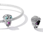 Charms Typu Pandora Śliczna Sowa - SCC2253