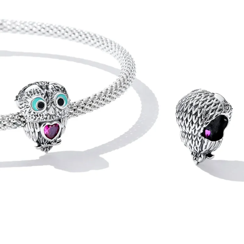 (zdjęcie do) Charms Typu Pandora Śliczna Sowa - SCC2253 - Wyświetl 4