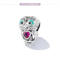 Charms Typu Pandora Śliczna Sowa - SCC2253