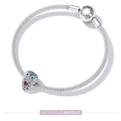 Charms Typu Pandora Śliczna Sowa - SCC2253