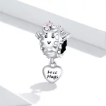 Charms Typu Pandora śliczny kaktus - SCC1642