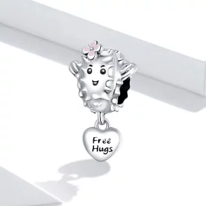 Charms Typu Pandora śliczny kaktus - SCC1642