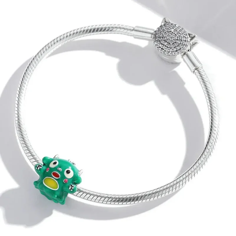 (zdjęcie do) Charms Typu Pandora Śliczny potwór - SCC2054 - Wyświetl 3