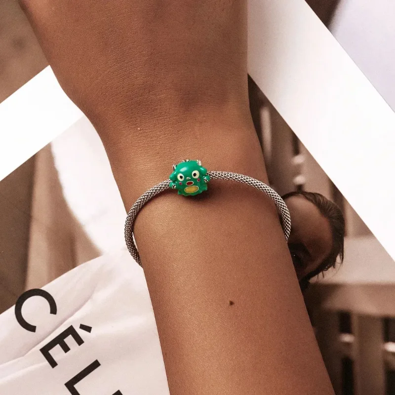 (zdjęcie do) Charms Typu Pandora Śliczny potwór - SCC2054 - Wyświetl 5