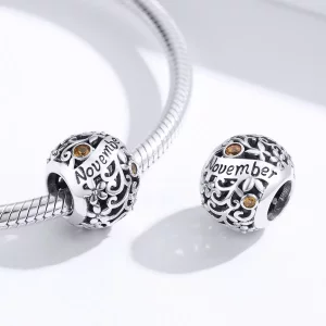 Charms Typu Pandora Listopadowy kamień narodzin - SCC1385-11