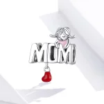 Charms Typu Pandora Listy do mamy - SCC1461