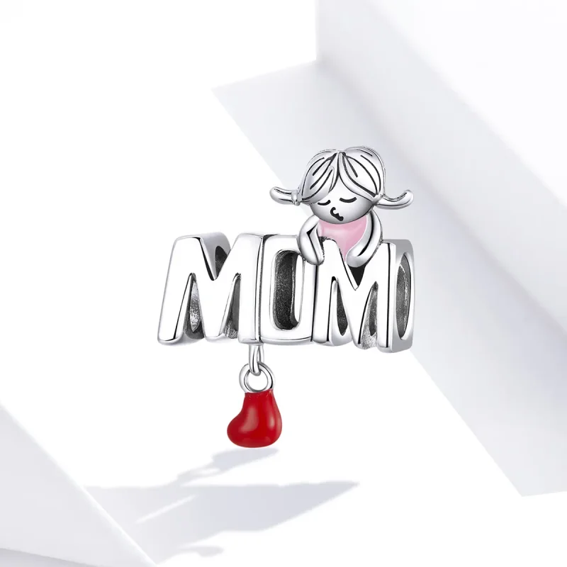 (zdjęcie do) Charms Typu Pandora Listy do mamy - SCC1461 - Wyświetl 4