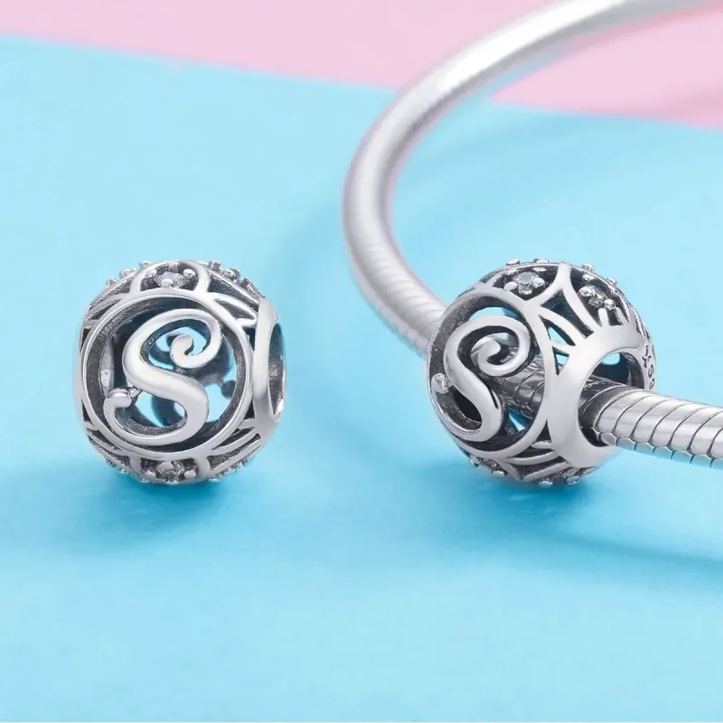 (zdjęcie do) Charms Typu Pandora Listy - SCC738-S - Wyświetl 3
