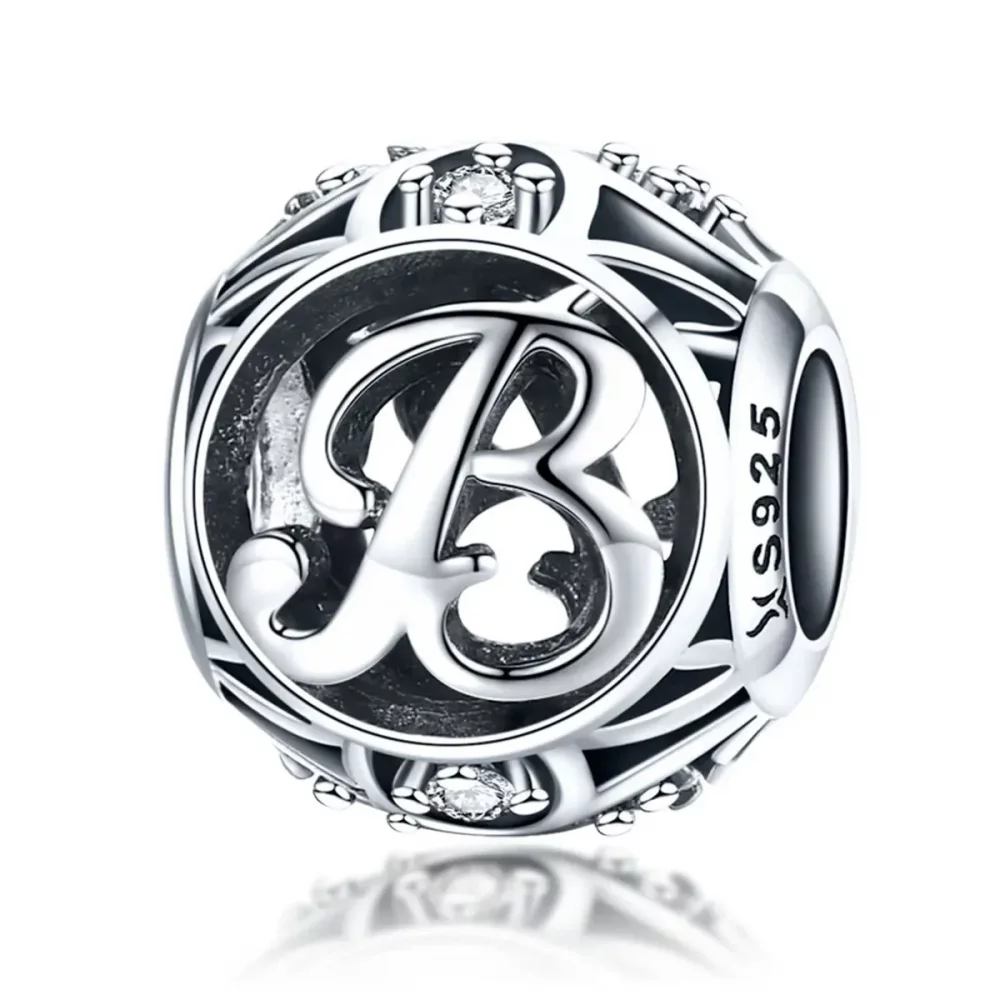 Charms Typu Pandora Litera b - SCC738-B
