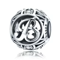 Charms Typu Pandora Litera b - SCC738-B