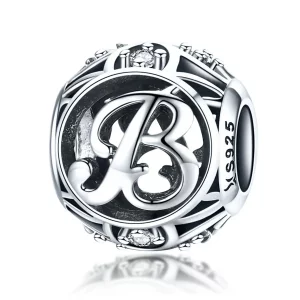 Charms Typu Pandora Litera b - SCC738-B