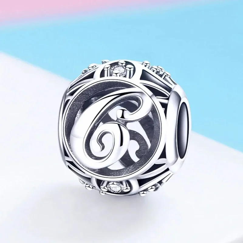 (zdjęcie do) Charms Typu Pandora Litera-C - SCC738-C - Wyświetl 2