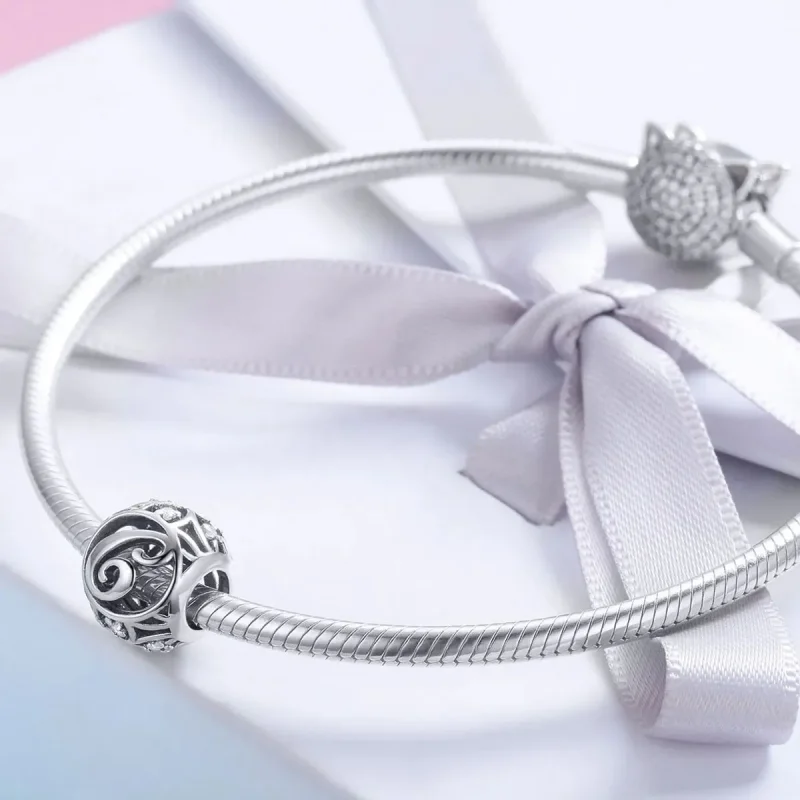 (zdjęcie do) Charms Typu Pandora Litera-C - SCC738-C - Wyświetl 4
