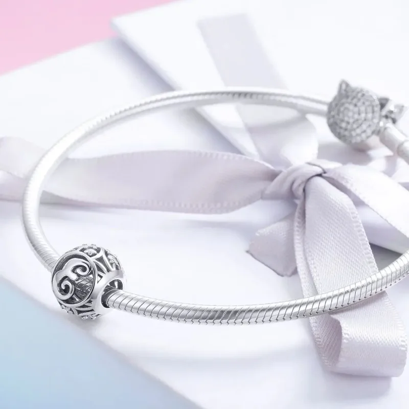 (zdjęcie do) Charms Typu Pandora Litera-E - SCC738-E - Wyświetl 4