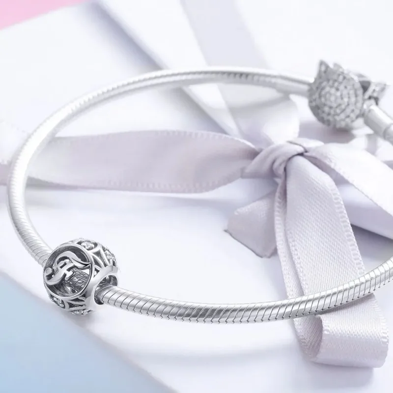 (zdjęcie do) Charms Typu Pandora Litera-F - SCC738-F - Wyświetl 4