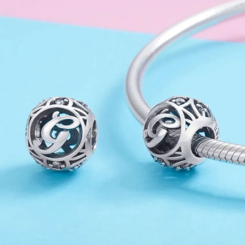(zdjęcie do) Charms Typu Pandora Litera-G - SCC738-G - Wyświetl 3