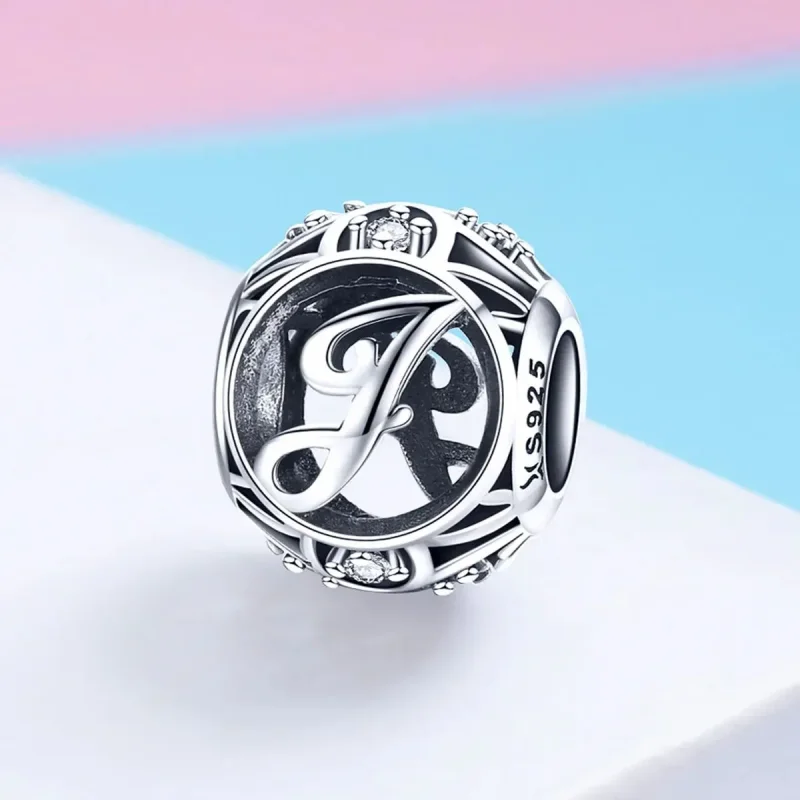 (zdjęcie do) Charms Typu Pandora Litera-J - SCC738-J - Wyświetl 2