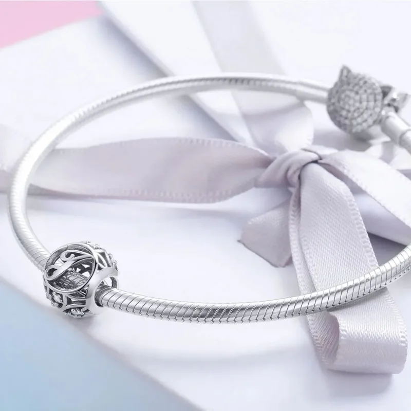 (zdjęcie do) Charms Typu Pandora Litera-J - SCC738-J - Wyświetl 4