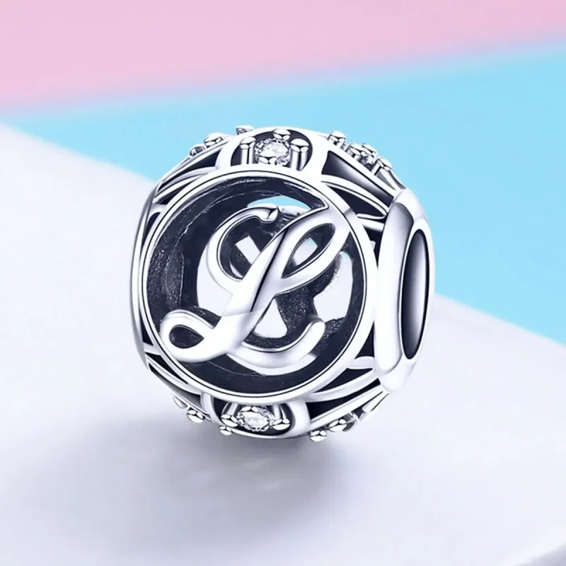 (zdjęcie do) Charms Typu Pandora Litera-L - SCC738-L - Wyświetl 2