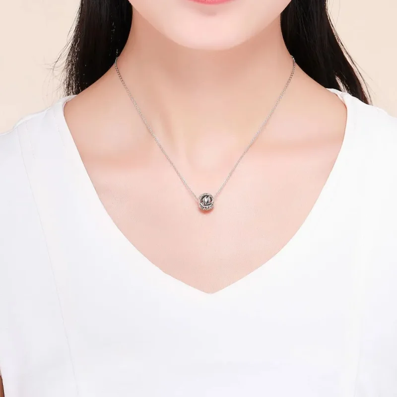 (zdjęcie do) Charms Typu Pandora Litera-M - SCC738-M - Wyświetl 5