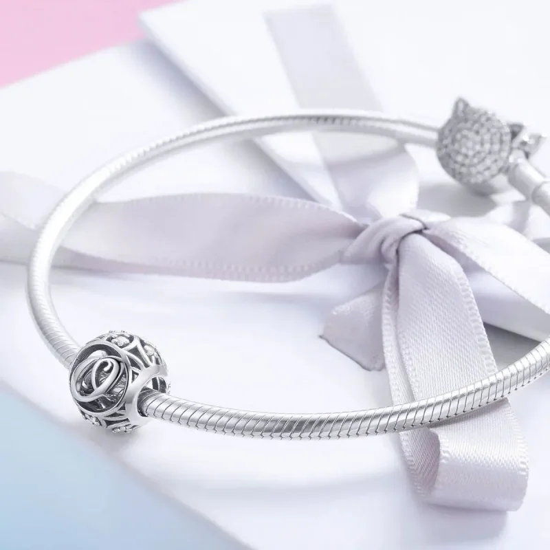 (zdjęcie do) Charms Typu Pandora Litera-O - SCC738-O - Wyświetl 4